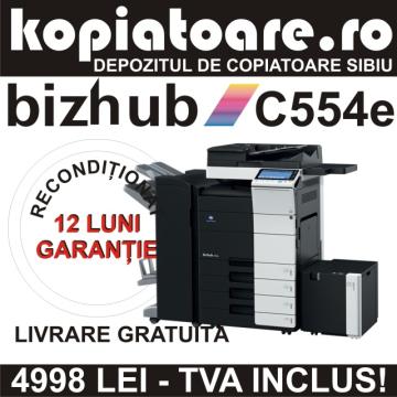 Copiator color SRA3 Konica Minolta BizHub C554 de la Kopiatoare.ro