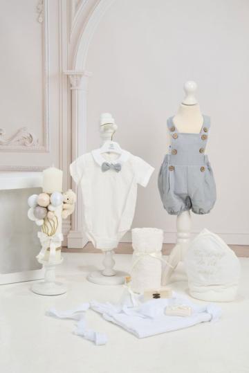Set Robin gri + trusou + lumanare de la Andreeatex