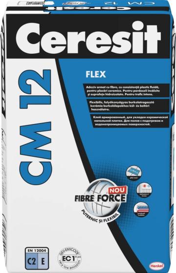 Adeziv semiflexibil pentru placi ceramice Ceresit CM 12 25kg