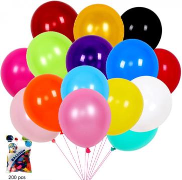 Baloane colorate din latex natural pur 10 culori 25-27 cm