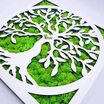 Tablou Copacul vietii decorat cu licheni naturali