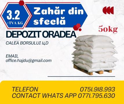 Zahar vrac sac 50 kg de la Hajdu Trade Group Srl