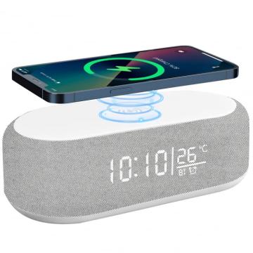 Ceas cu alarma digital, incarcare fara fir 15W pentru iPhone de la Molifag Srl