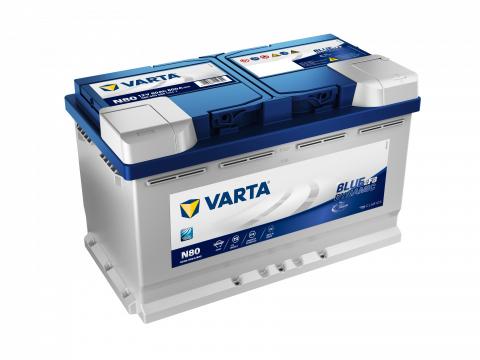 Acumulator auto Varta Blue EFB 80Ah EN 730A ETN: 580500073