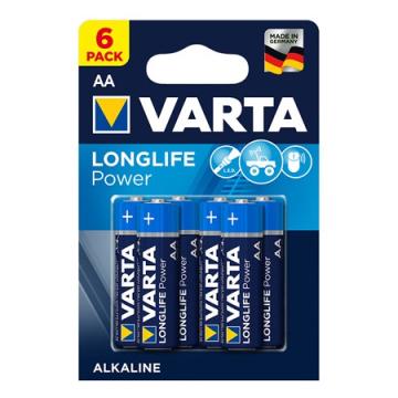Baterie alcalina LR06 blister 6 buc Varta Long