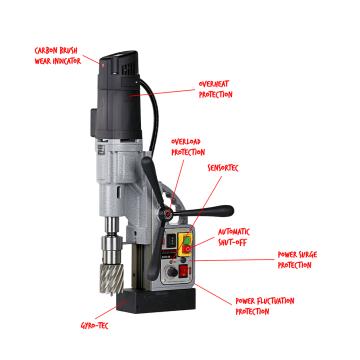 Masina de gaurit cu talpa magnetica Eco.55S+/T