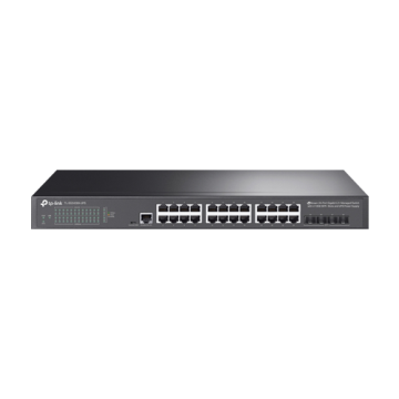 Switch 24 porturi RJ45 Gigabit, 4 x SFP+ 10G