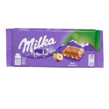 Ciocolata Milka cu lapte si bucati de alune 100g de la Ana Corner Shop S.r.l.