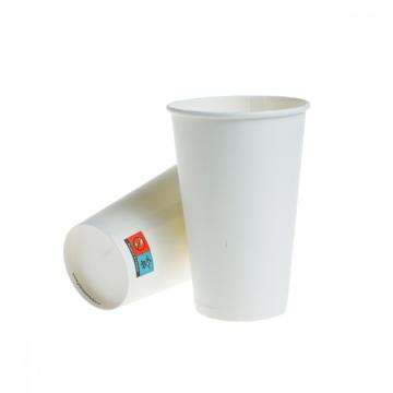 Pahare carton 16 oz albe, bauturi calde, 50 buc/set de la Sanito Distribution Srl