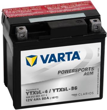 Acumulator moto Varta AGM 12V 4Ah YTX5L-BS de la Sprinter 2000 S.A.