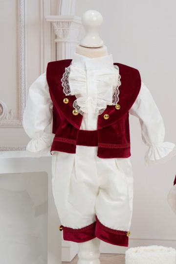 Costum Micul Marchiz - burgundy de la Andreeatex