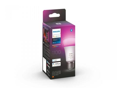 Bec LED RGB inteligent Philips Hue A60, Bluetooth, E27