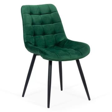Scaun pentru bucatarie si living din catifea BUC 206-verde de la European Med Prod