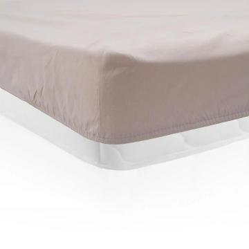 Cearceaf pat cu elastic 160x200 cm crem de la Eve Nasia S.r.l