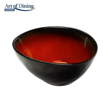 Set 4x bol oval ceramica 16 cm, Vulcano de la Eve Nasia S.r.l