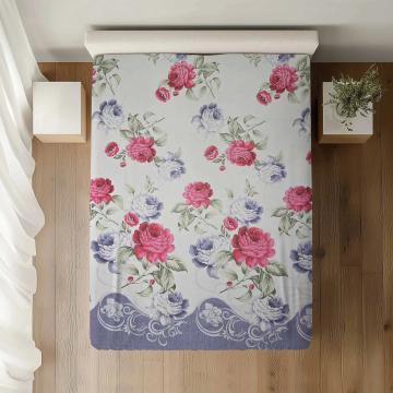 Cearceaf pat simplu dimensiuni:140x210, 100% bumbac standard