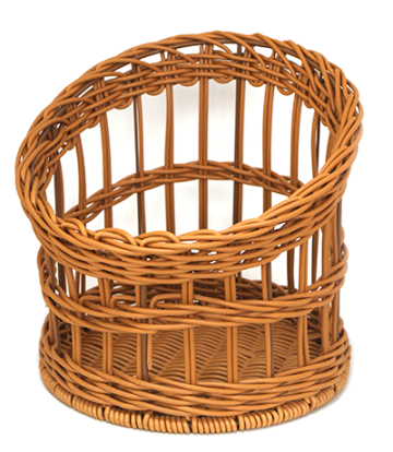 Cos de prezentere Raki D34xh30cm patiserie, paine, maro de la Kalina Textile SRL