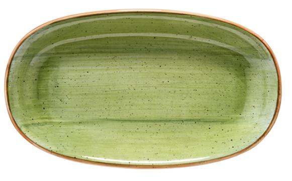 Farfurie ovala din portelan Bonna Theraphy 34x19cm