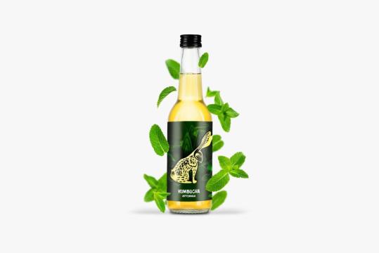 Bautura Kombucha cu menta - 330 ml