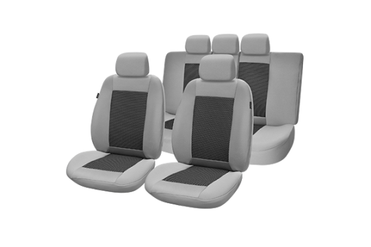 Set huse scaun Lux gri UMb4 de la Auto Care Store Srl