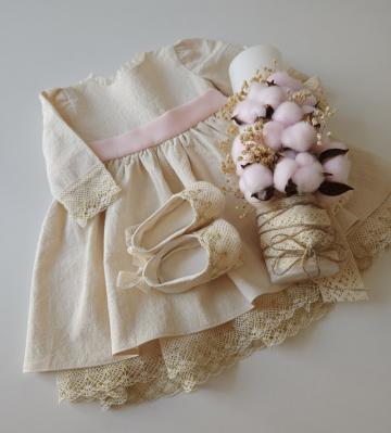 Rochita botez panza topita Brinda crem de la Julies Boutique Srl