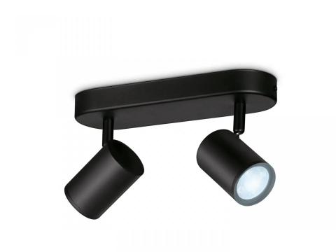Spot LED RGB WiZ Imageo, wi-fi, bluetooth, 2x4.9W, 690 lm