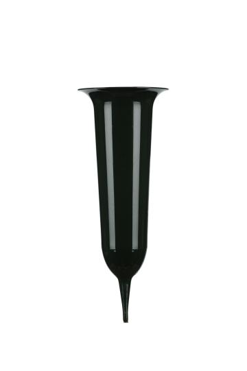 Vas plastic IF II pentru flori, 13,5x35cm, verde de la Distinctiv Store Srl