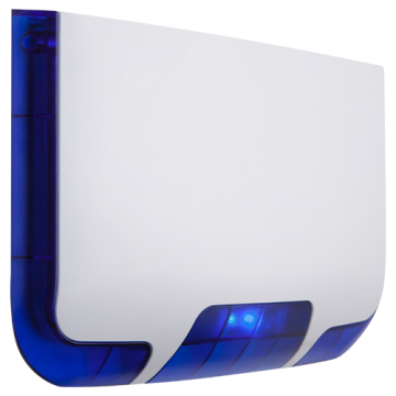 Sirena piezo de exterior cu flash albastru, 85 105 db