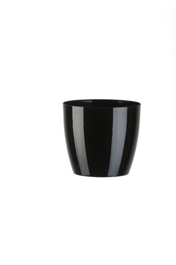 Ghiveci Aga plastic, 16x14,5cm, negru