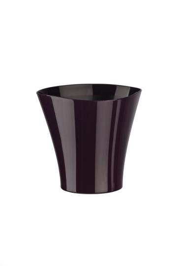 Ghiveci Fala plastic, 16,5x15,5cm, violet inchis