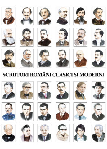 Scriitori romani clasici si moderni (36 portrete)