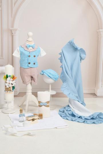 Set Hugo dungi cu pantaloni bej + Trusou + Lumanare
