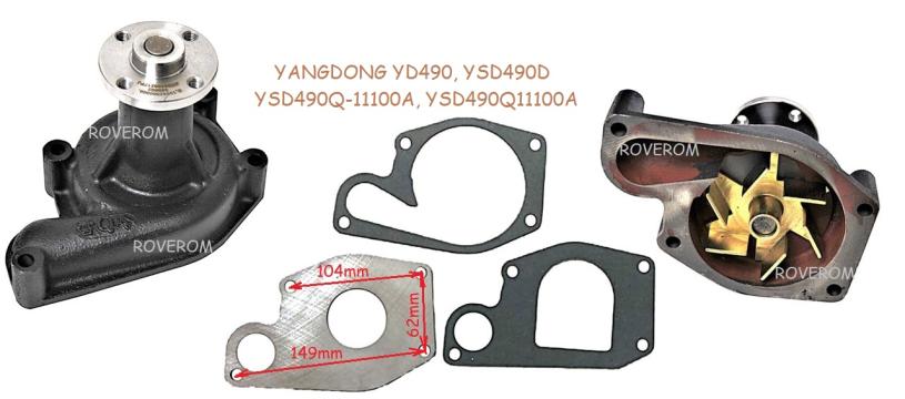 Pompa apa Yangdong YD490, YSD490D, generatoare diesel de la Roverom Srl