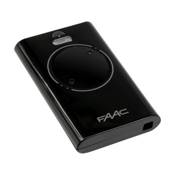 Telecomanda 2 canale, XT2, SLH LR, 433 MHz, negru - FAAC XT2 de la Big IT Solutions