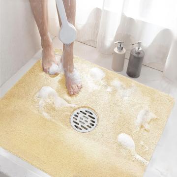 Covoras de dus anti-alunecare 60x60cm, moale cu orificii