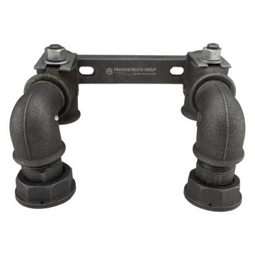 Sistem prindere contor gaz G4, axe 110 mm, G1