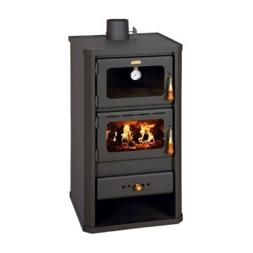 Soba pe lemne Prity FM, metalica, 3,9 kg/h, 490 x 460 x 930