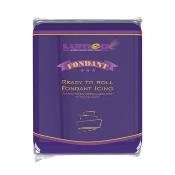 Fondant mov liliac, 500g de la Lumea Basmelor International Srl