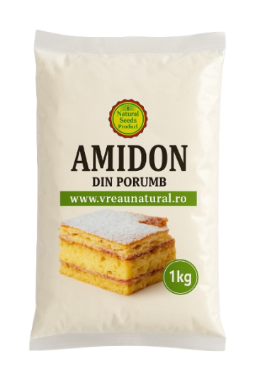 Amidon din porumb, Natural Seeds Product, 1Kg de la Natural Seeds Product SRL