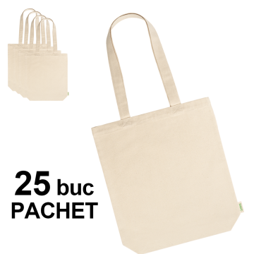 Sacosa bumbac organic Kensal, 25 bucati de la Best Media Style Srl