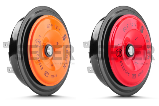 Set claxoane electromagnetice 12V 5A+5A ton inalt si jos