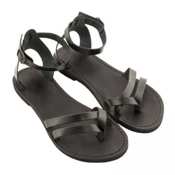 Sandale piele negre Ada de la Ana Shoes Factory Srl