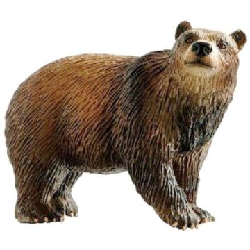 Jucarie figurina animal urs maro