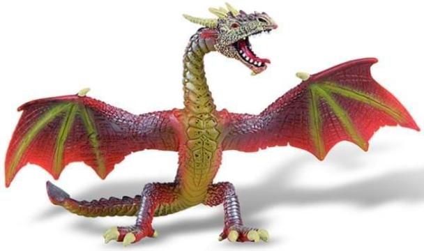 Jucarie figurina colectie Dragon rosu