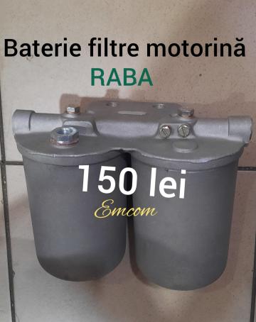 Baterie dubla filtre motorina Raba