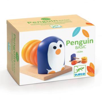 Jucarie Montessori joc de indemanare, Penguin Basic, Djeco