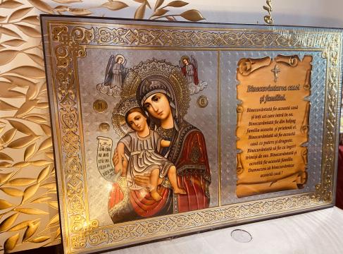 Icoana Maica Domnului Axionita binecuvantarea casei de la Candela Criscom Srl.