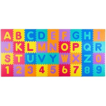 Salteluta de joaca 120 x 270 cm cu litere si cifre Ricokids