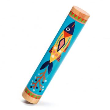 Jucarie Instrument muzical Rain stick din lemn, Djeco