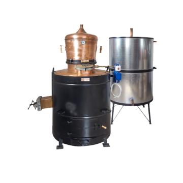 Cazan tuica 120 litri Exclusive 5mm + amestecator electric de la Baralchim Srl